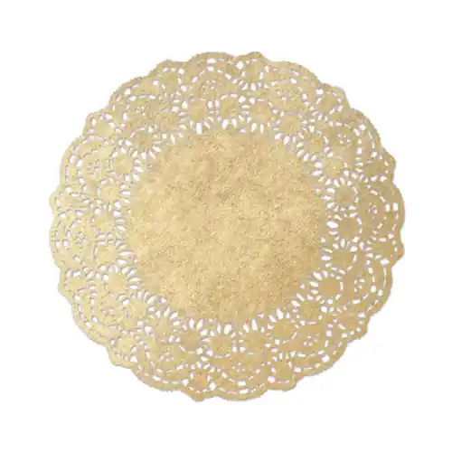 Billig Tortenspitzen gold Ø 310 mm rund